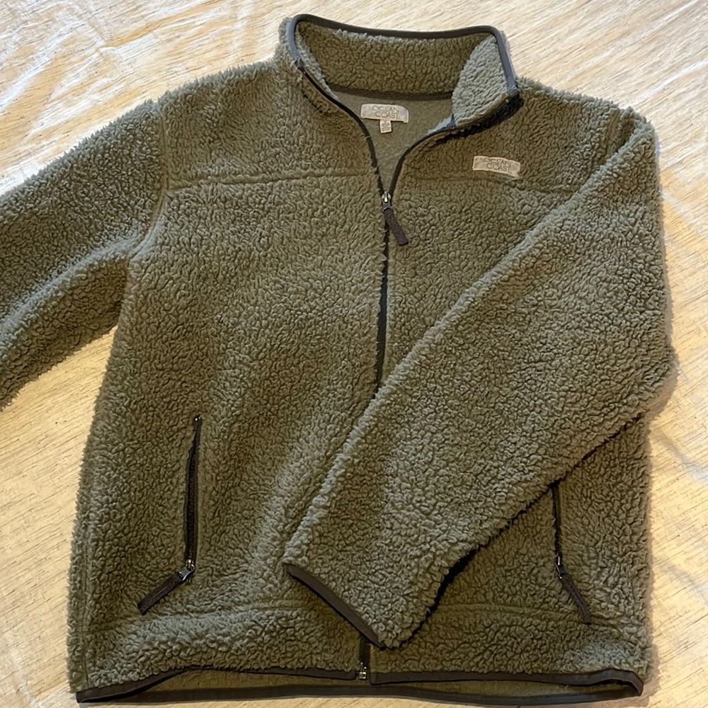 Ocean Coast fuzzy zip up
